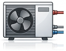Symbol Wärmepumpe